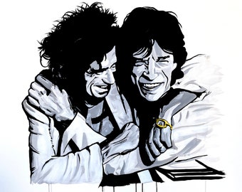 ローリング・ストーンズ キース・リチャーズとミック・ジャガー