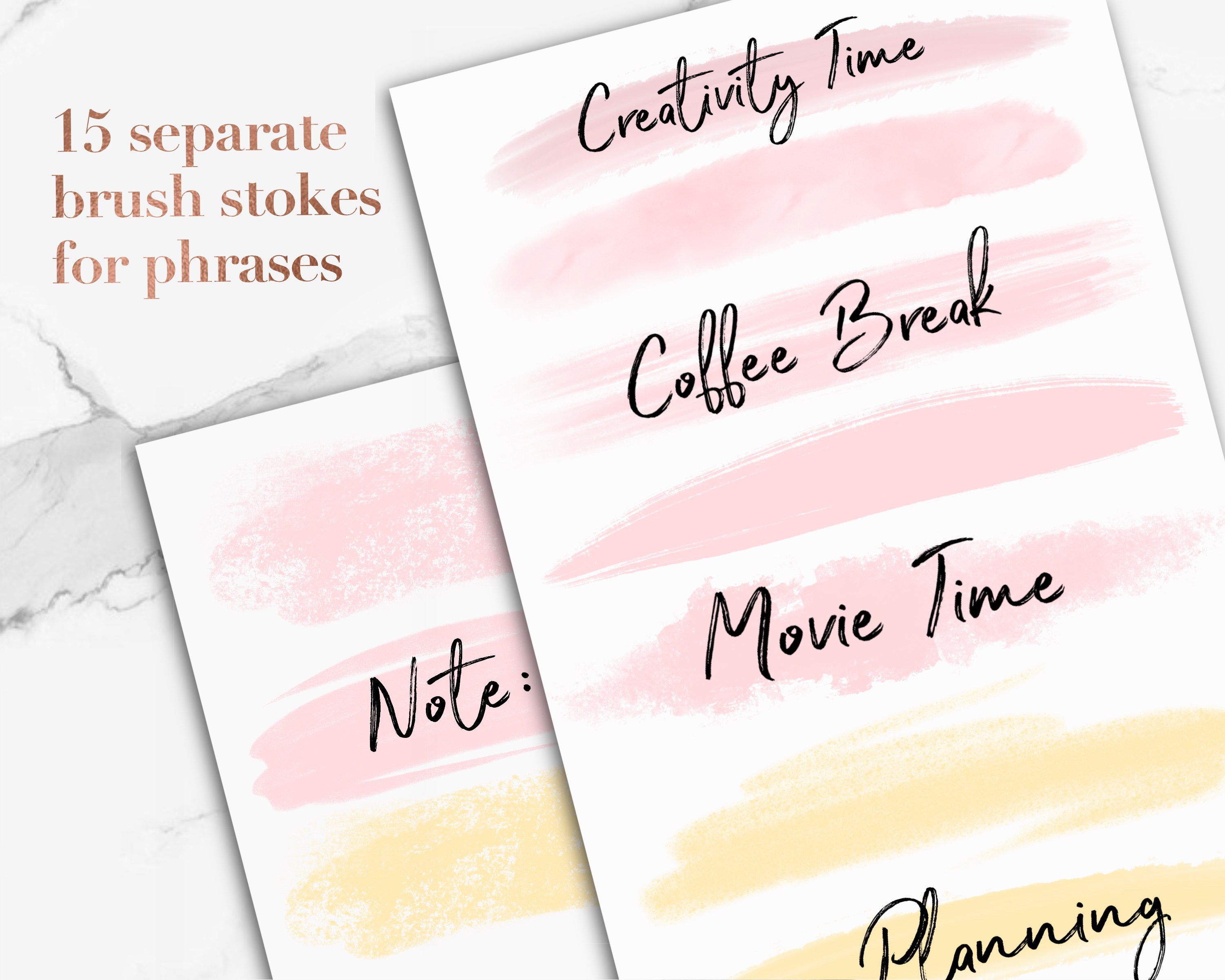 Modern Home Office Clipart Business Planner Stickers Fashion - Etsy