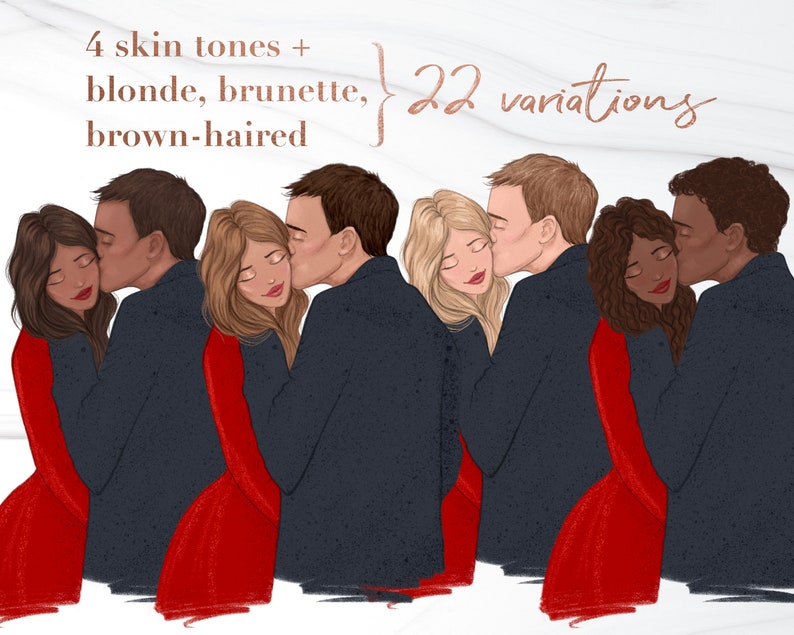 Couple clipart, cute love valentine png, people clipart, family clipart, afro fashion girl clipart, valentines day, black girl clipart image 7