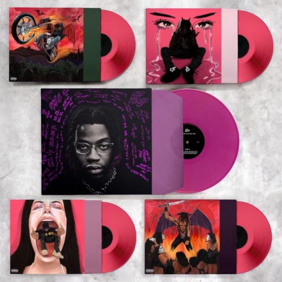 Dro Kenji's 1st 5 Lp's - New Sealed Colored Vinyl • Limited