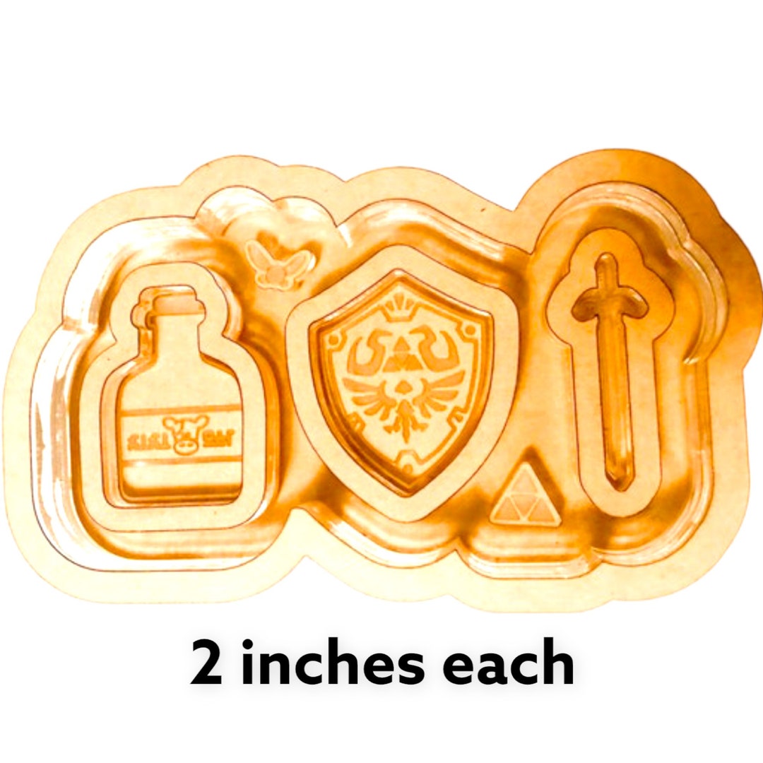 Made to Order Zelda Mold Master Sword Mold Shield Mold Etsy