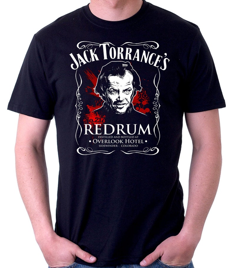 Redrum Jack Torrance's Tshirt the Shinning Horror Horror Cult Movie Etsy