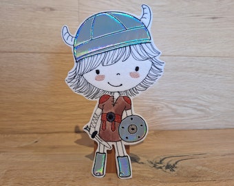 Patch Cool Boys Iron-on Patch Application Viking