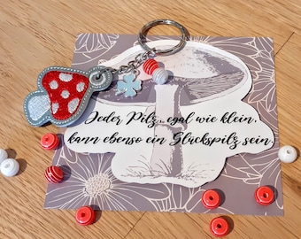 Lucky Lucky Lucky Charm Encourager Keychain Pocket Tree