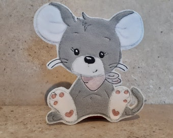Patch Mouse Iron-on Applique