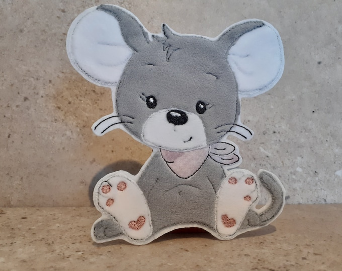 Patch Mouse Iron-on Applique