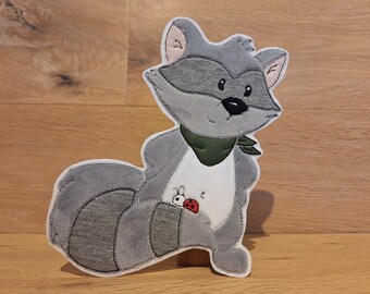 Patch raccoon iron-on patch applique