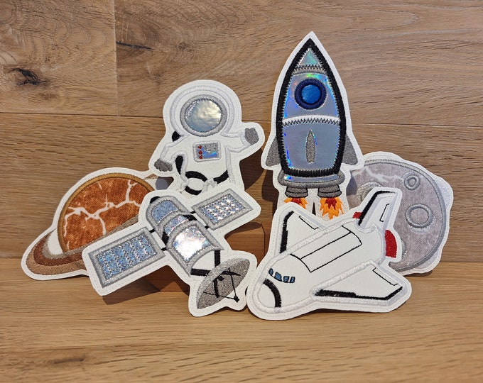 Kletti Space Velcro Patch Button