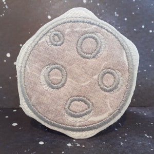Patch space space patch iron-on applique Asteroid