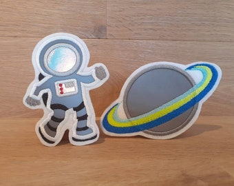 Patch Astronaut Space Patch Iron-on Application