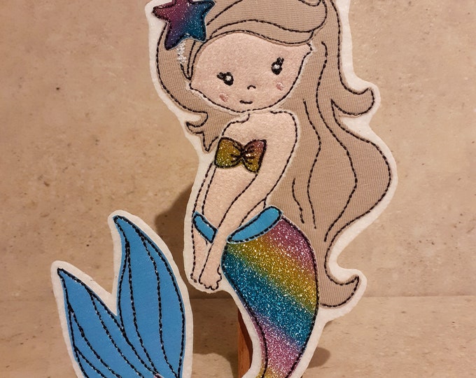 Patch mermaid iron-on patch applique