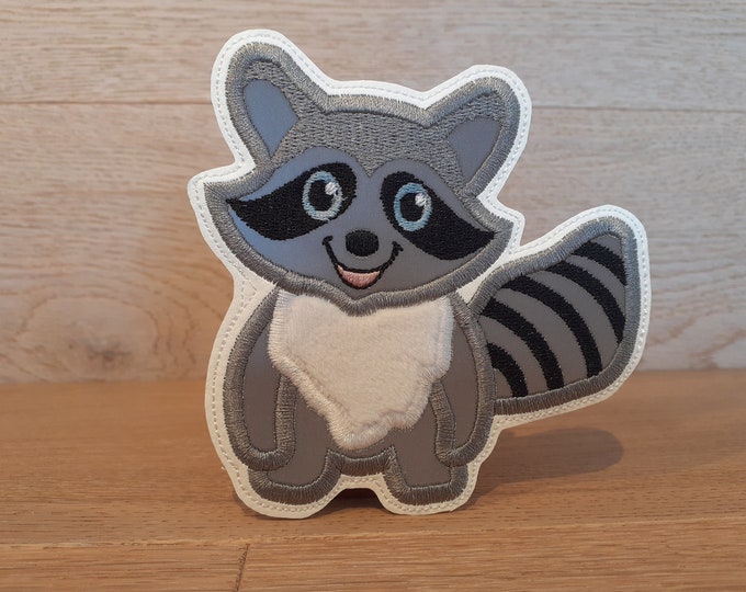 Kletti Raccoon Velcro Patch Button