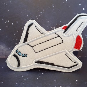 Patch space space patch iron-on applique Spaceshuttle