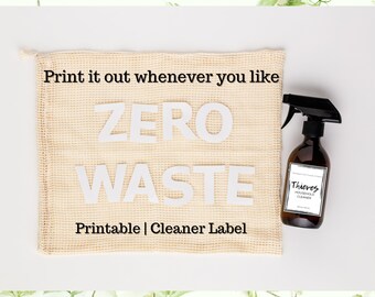 Printable Thieves Cleaner Label - Etsy