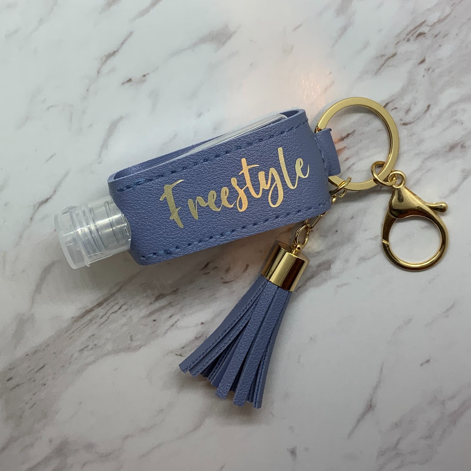Personalized Hand Sanitizer Holder with Keychain Etsy