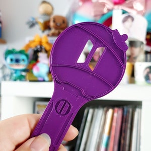 handmade crochet bts army light stick keychain 2 pack read etsy