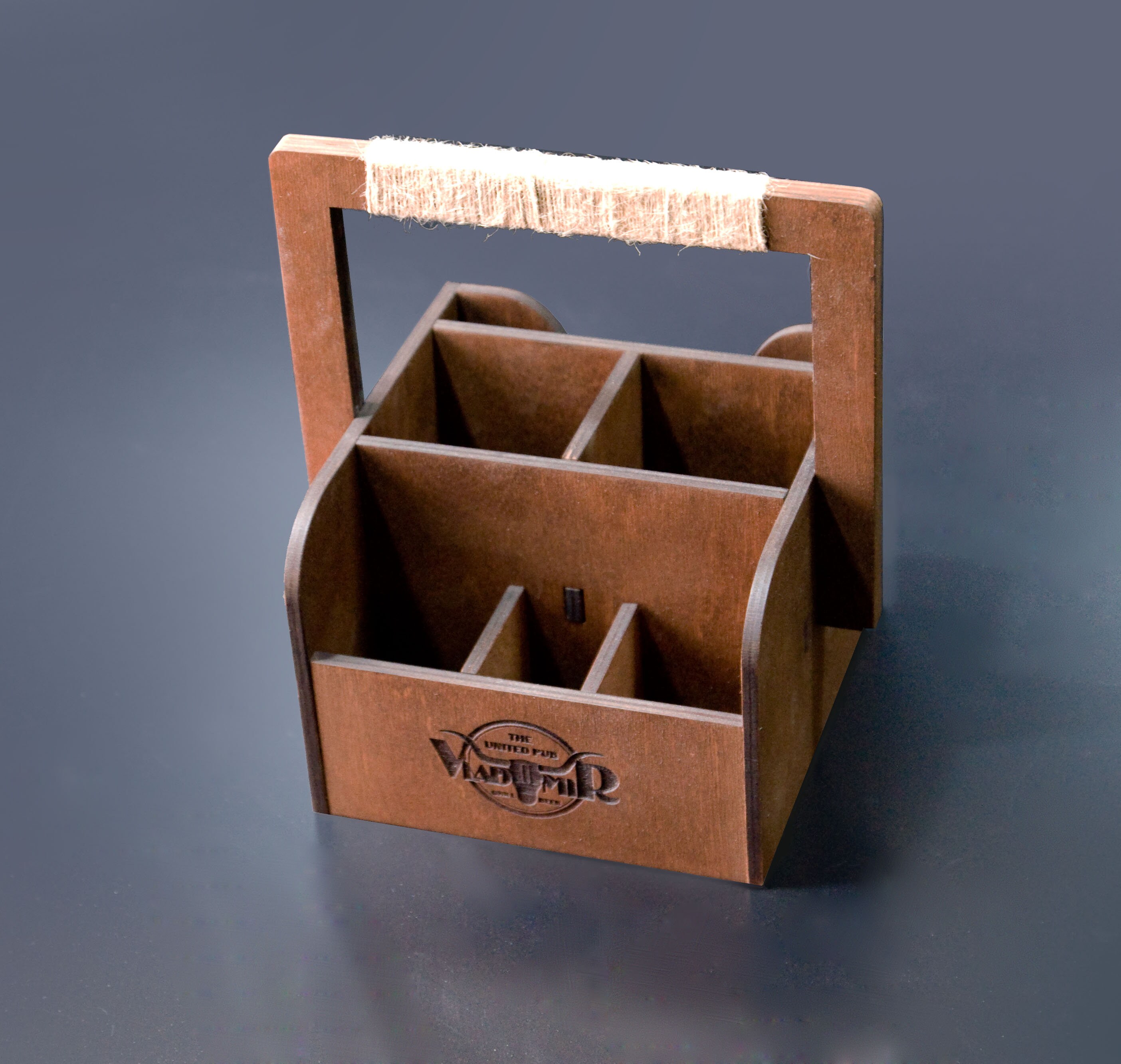 Organizador de madera suministros de almacenamiento titular de | Etsy