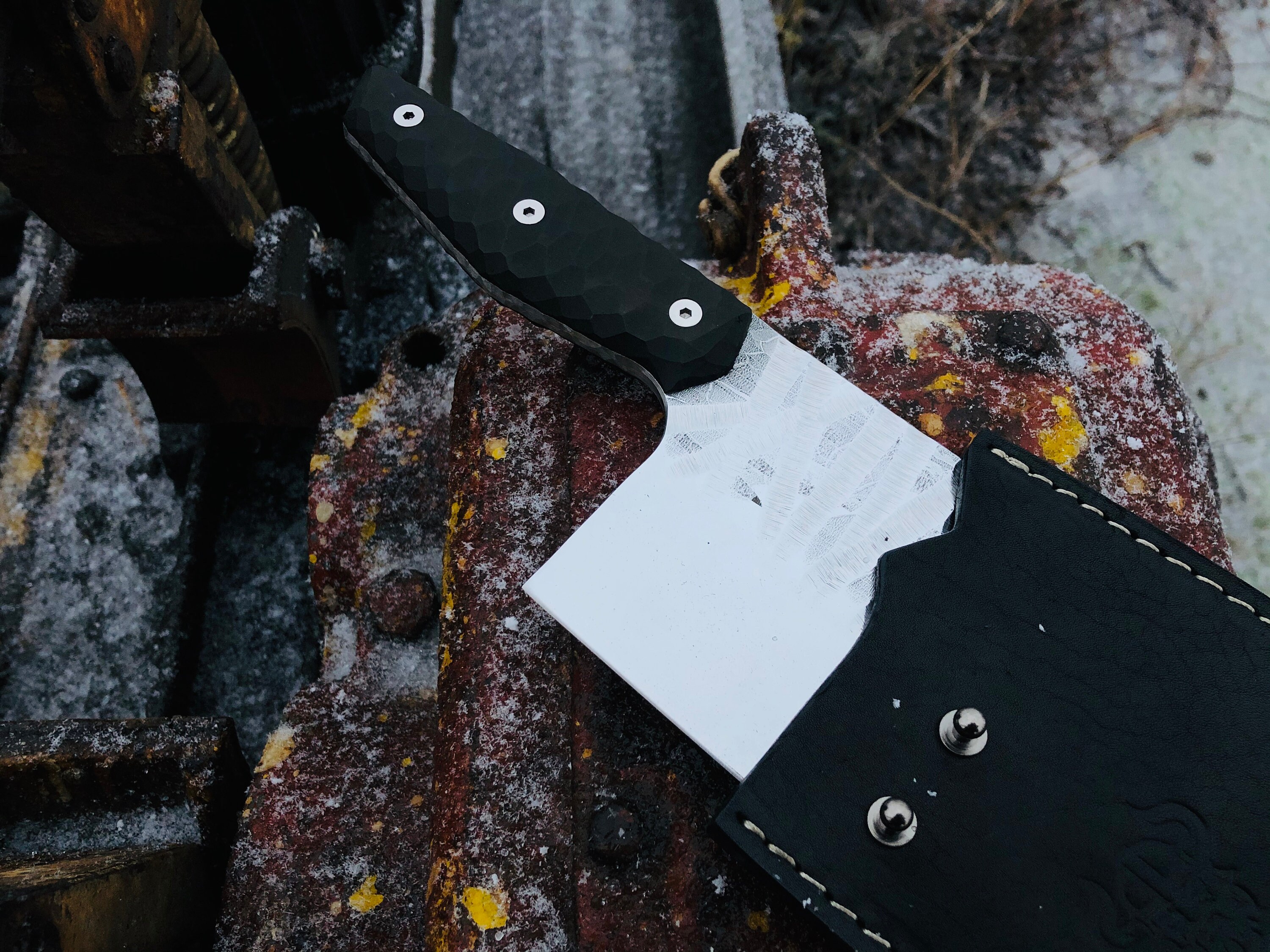 Handmade serbian knife hand cleaver knife kitchen knife Etsy