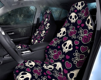 Gothic Autositzbezüge: Pastel Goth Tierschädel Auto Decor