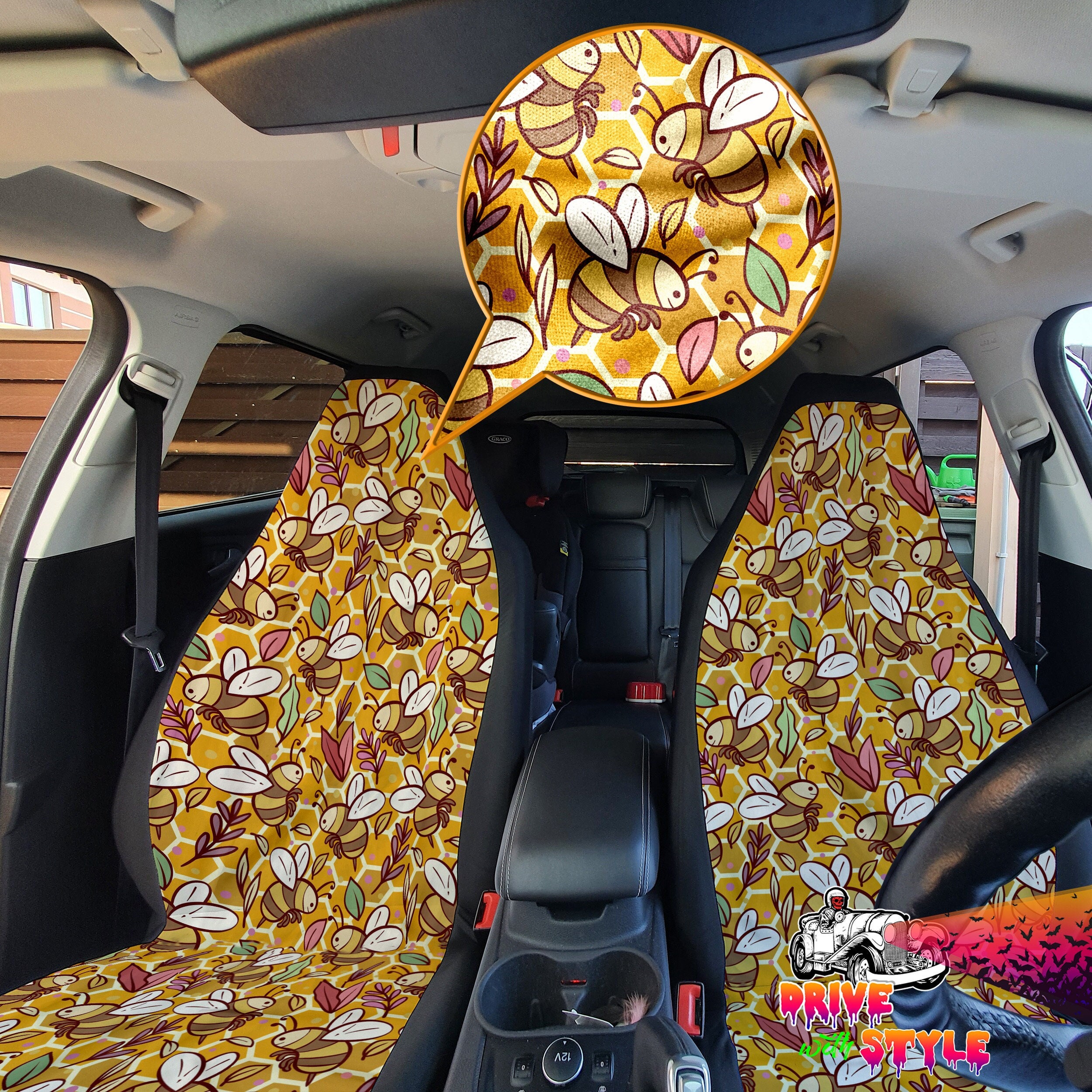 Car Accessories, Car Seat Covers for Women for Summer Tie Dye Car Decor,  Seat Covers for Car, Girly Car Accessory, Cute Car Accessories Girl 