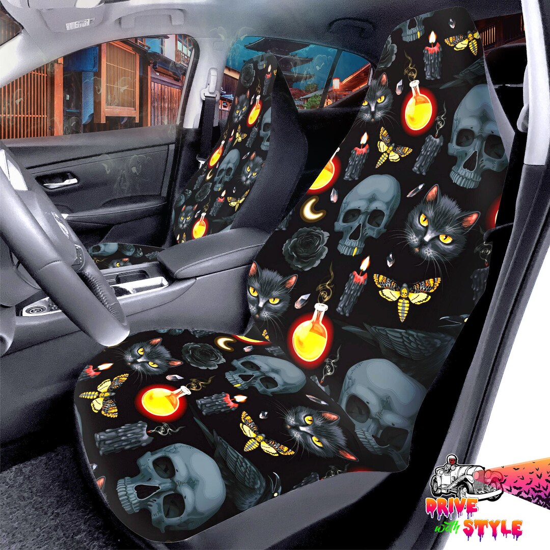 Black Magic Car Seat Covers: Goth Mystic Potion Design - Etsy