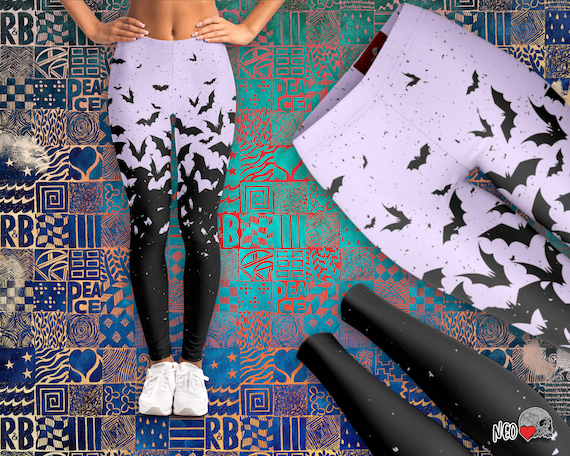 Pastel goth leggings online