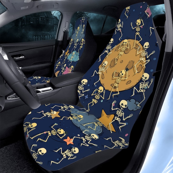 Let's Dance Car Seat Covers, Celestial Seat Covers for Car for Women, Car  Seat Cover Girl, Car Accessories Skeleton Car Seat Covers 