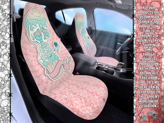 Horror Seat Covers Car Seat Cover Goth Car Accessories Gothic -  in  2024