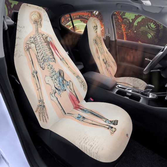 Buy Anatomy Skeleton Car Seat Covers Steampunk Car Accessories