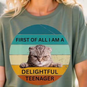 Tout d'abord, je suis un délice sarcastique chemise amateur d'opossum en colère, chemise sarcastique mignonne, amour de soi sarcastique, chemise sarcasme