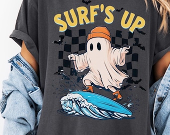 Maglietta scheletro Summerween, maglietta fantasma Summerween, maglietta estiva spettrale, maglietta estiva di Halloween, regalo per Halloween, Halloween tutto l'anno, maglietta da spiaggia