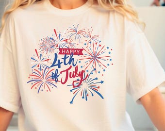 Familie 4 juli, Fourth Of July-bemanning, Independence Day, 4 juli-bemanning, familieshirt, patriottisch T-shirt