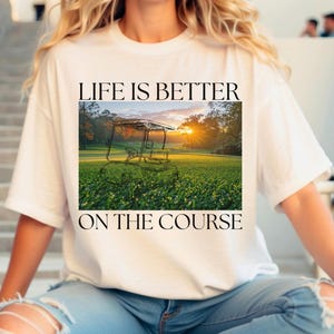 フレンズティーとスイングゴルフクルーユニセックスシャツ、ゴルフクルーTシャツ、ガールズデイ、ゴルフスクランブルグループシャツ、ホールインワンゴルフデー、バーディーボギーティー