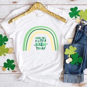 green st patty&#39;s Rainbow St Patrick&#39;s Day T-Shirt, St Patrick&#39;s Day Shirt, Cute St Paddy&#39;s Tee, Patrick&#39;s Lucky Tee, Funny Irish Tee, irsh T