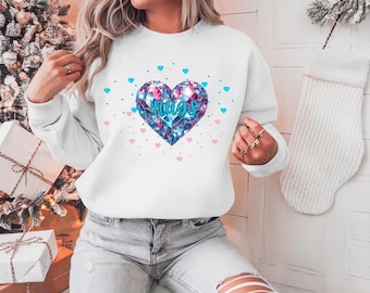 3D Hearts Valentines Day Shirt,Valentines Day Shirts For Woman,Heart Shirt,Cute Valentine Shirt,Valentines Day Gift, Womans Valentines shirt