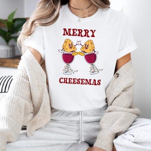 Camicia natalizia da donna Merry Cheesemas
