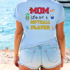 Camiseta de mamá del estadio de béisbol, camisetas del día del juego, camisetas de mamá deportista, regalo del día de la madre para mamá, mamá del béisbol, camisetas gráficas, regalo de mamá, apoyos deportivos,