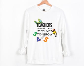 Cute Teach SweatshirtCompassion Kindness Confidence Teacher SweatshirtTeacher Appreciation GiftsGroup Teacher SweatshirtNew Teacher.