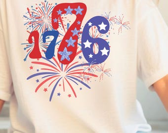 Familie 4 juli, Fourth Of July-bemanning, Independence Day, 4 juli-bemanning, familieshirt, patriottisch T-shirt