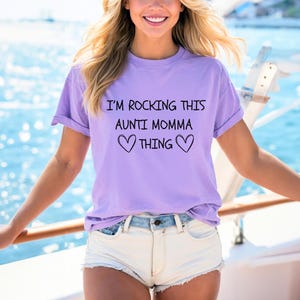 In My Auntie Momma Era, In My Aunt Era T shirt, Mama Sweatshirt,  Mom Sweater, Gift For Mom, Mama Birthday Gift, Gift For New auntie.