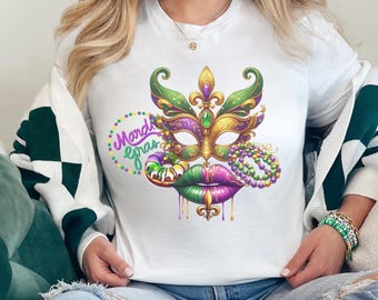 It's Mardi Gras Y'all - Mardi Gras Shirt - Adult Mardi Gras Shirt - New Orleans Tee - Womens Graphic Tee - NOLA Shirt - Fat Tuesday Shirt