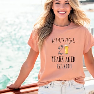 21 And Legal Shirt, 21st Birthday Shirts, 21 Birthday Shirts, 21 Party Shirt, Hello 21 Shirt, 21st Birthday Shirt, Born in 2004, friend t.