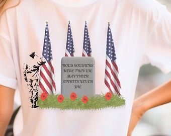 Memorial Day Shirt, Remember and Honor Memorial Day T-Shirt, American Soldiers Tee, Memorial Freedom Dad T Shirt, Labor Day Tshirt Gift