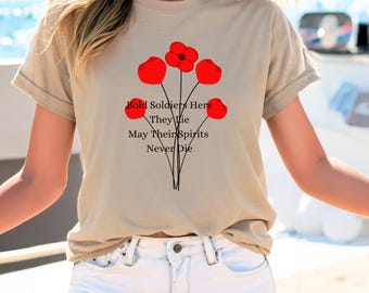 Memorial Day Shirt, Remember and Honor Memorial Day T-Shirt, American Soldiers Tee, Memorial Freedom Dad T Shirt, Labor Day Tshirt Gift
