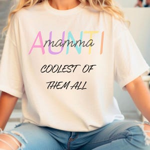 In My Auntie Momma Era, In My Aunt Era T shirt, Mama Sweatshirt,  Mom Sweater, Gift For Mom, Mama Birthday Gift, Gift For New auntie.