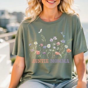 In My Auntie Momma Era, In My Aunt Era T shirt, Mama Sweatshirt,  Mom Sweater, Gift For Mom, Mama Birthday Gift, Gift For New auntie.
