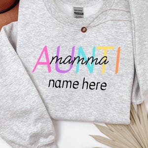 In My Cool Aunt Era Sweatshirt, Aunt Hoodie, In My Aunt Sweater, Retro Aunt Sweatshirt, Gift For Aunt Sweatshirt, Funny Aunt Sweater, Auntie