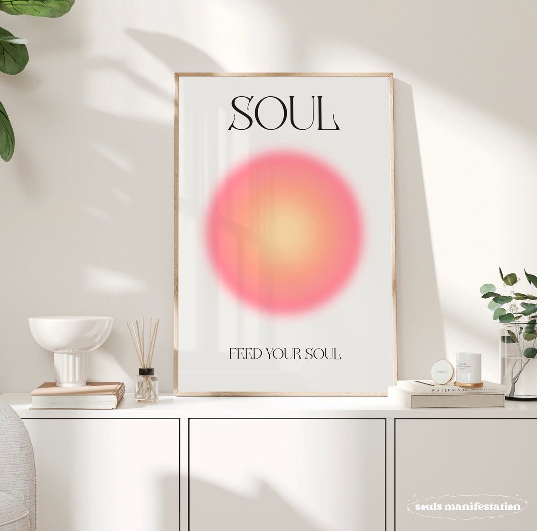 Soul Aura Poster Printable Aura Energy Gradient Print Aura - Etsy