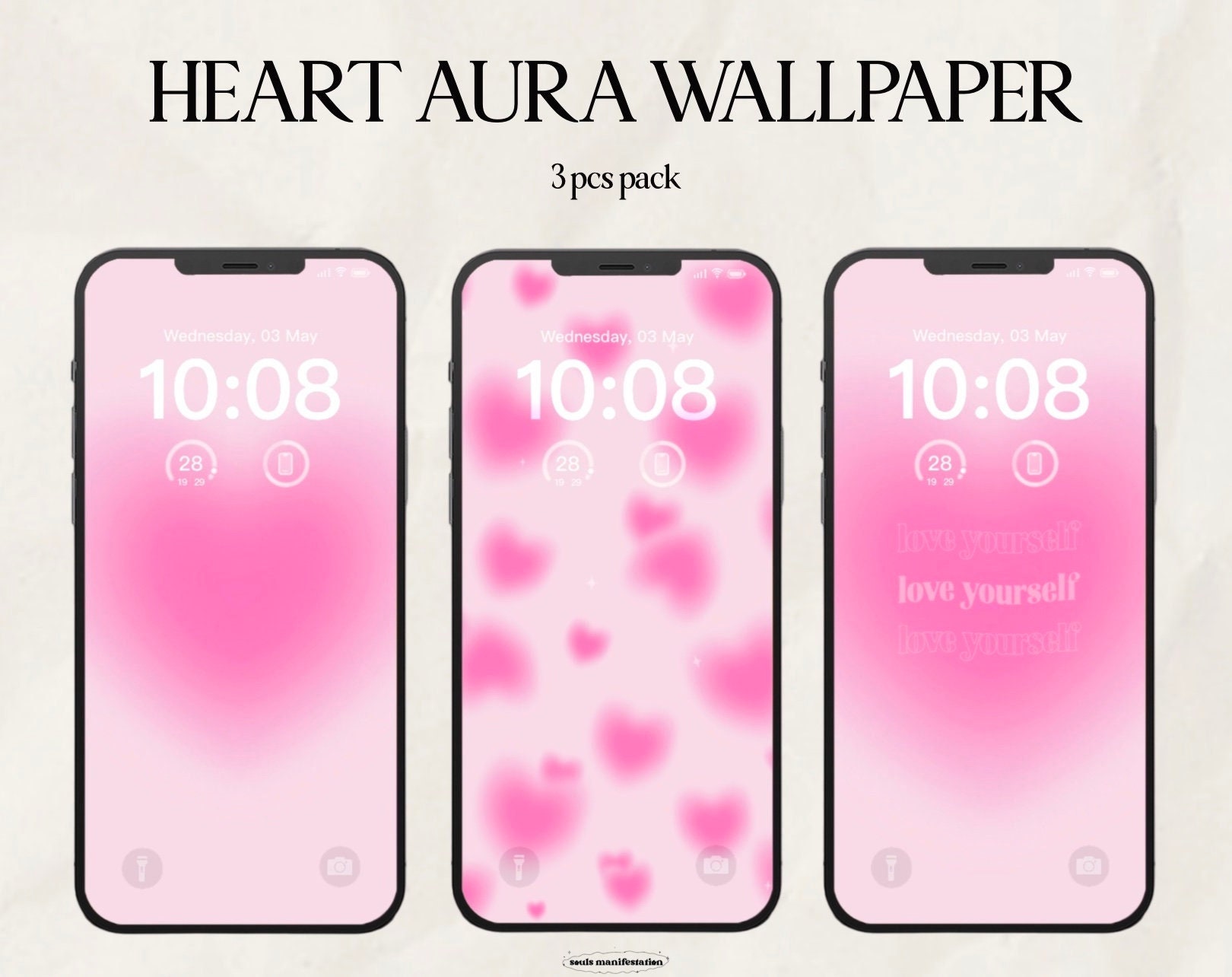 Cute heart aura  widgetopia homescreen widgets for iPhone  iPad  Android