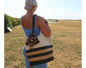 Shopper, Straw Bag, Beach Bag, Summer Bag LEO